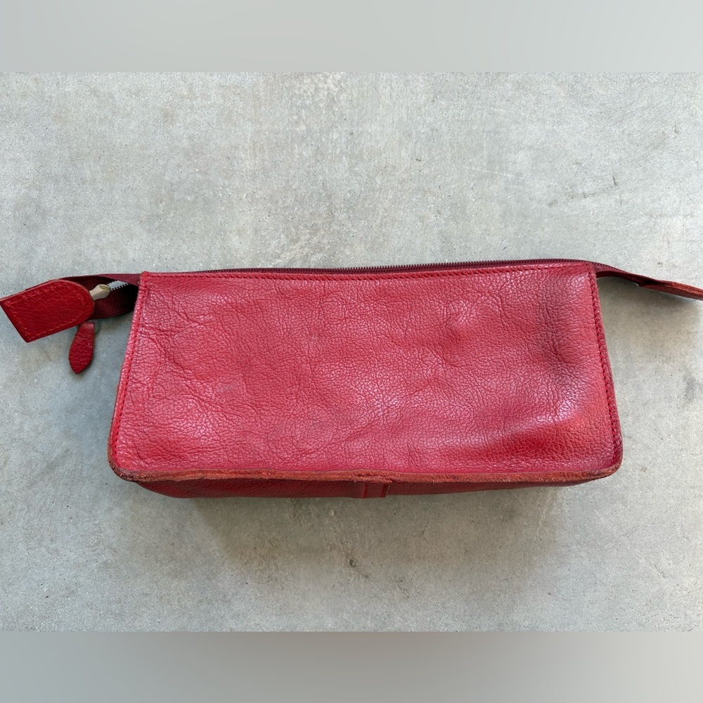 Il Bisonte Leather Clutch Mini Bag - Picture 2 of 16